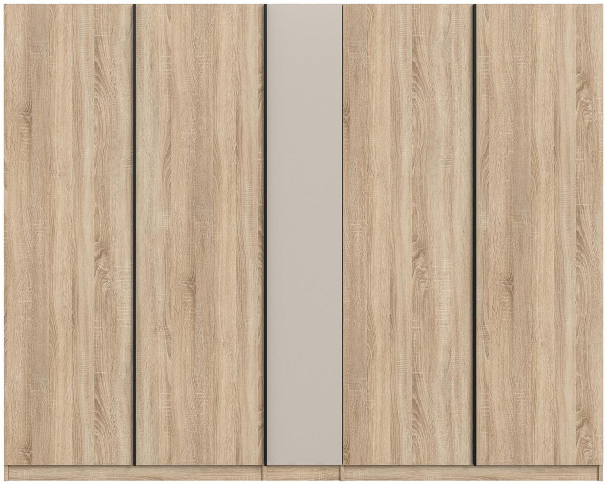 Drehtürenschrank Oakland Sonoma Eiche/Kashmir B: 230 cm - Kaschmir/Sonoma Eiche, MODERN, Holzwerkstoff (230/183/53cm) - MID.YOU