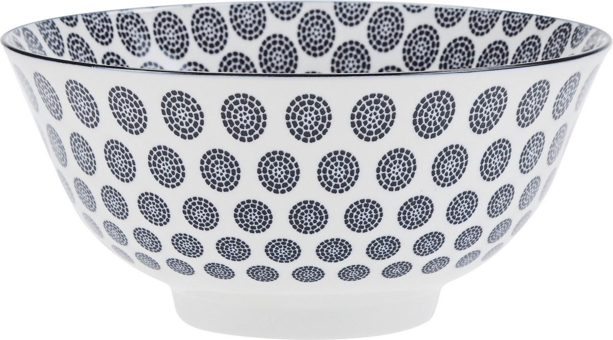 MISKA NA CEREÁLIE Shiva - čierna/biela, Lifestyle, keramika (15,5/7,5cm) - Modern Living