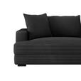 Megasofa Pelle-Megasofa - Wengefarben/Schwarz, Trend, Textil (261/124cm) - Luca Bessoni