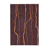 FLACHWEBETEPPICH Orange, Taupe, 70x140cm - Taupe/Orange, Design, Textil (70/140cm) - Kayoom