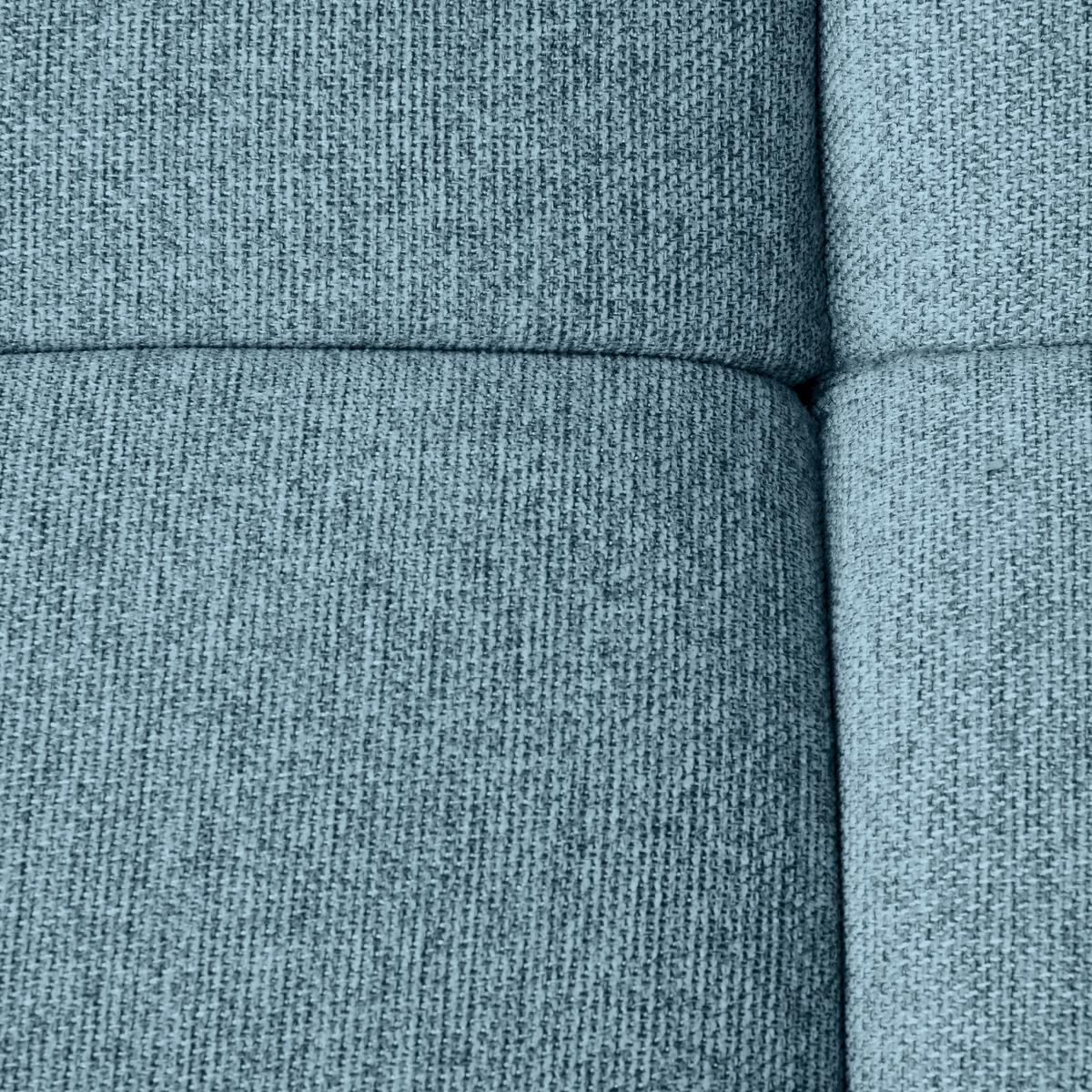 Schlafsofa Bobbio Blau B: 204cm - Blau/Schwarz, MODERN, Textil (204/90/95cm) - MID.YOU