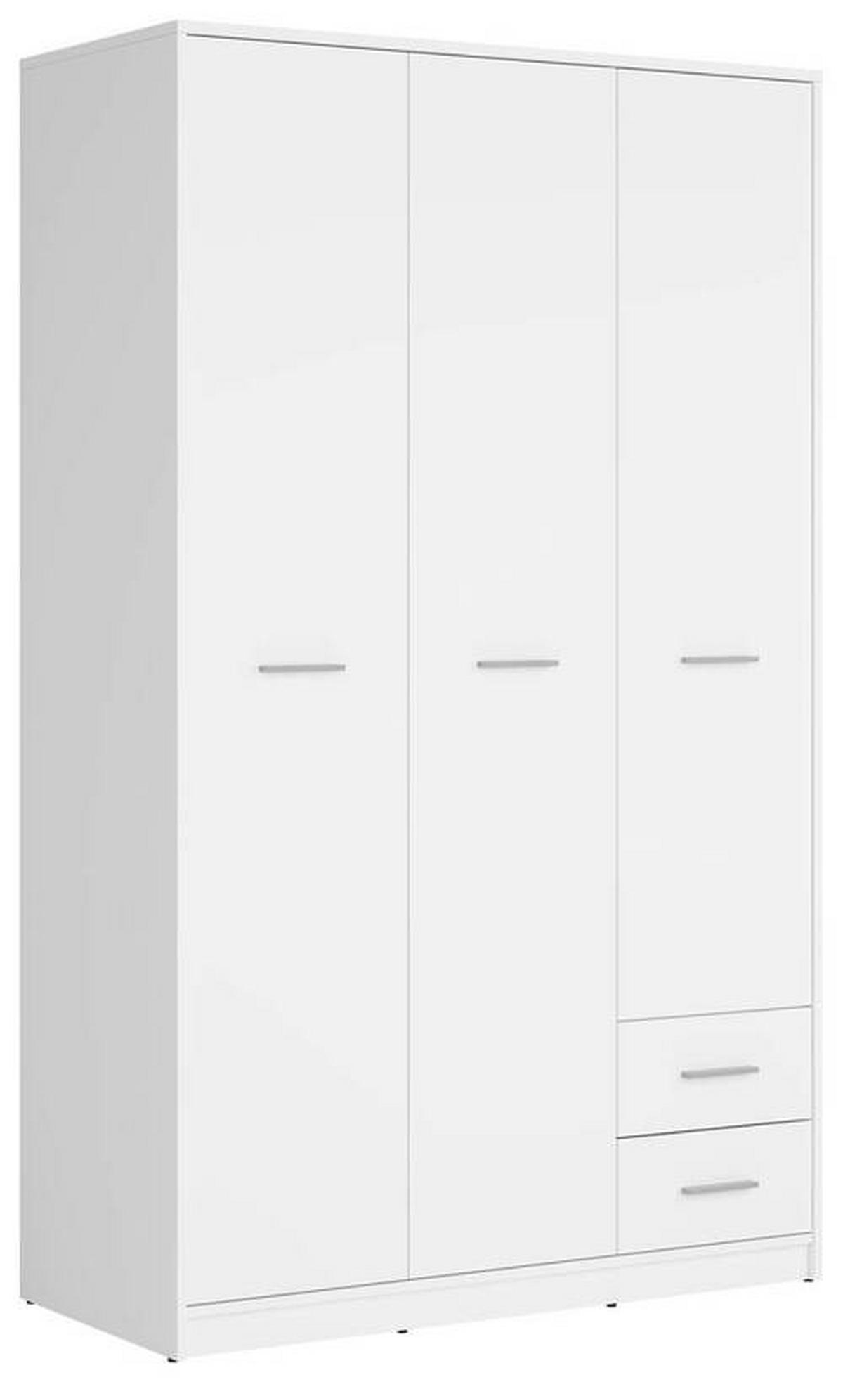 Drehtürenschrank Nepo Plus - Weiß, MODERN, Holzwerkstoff (118,5/197/54,5cm) - MID.YOU