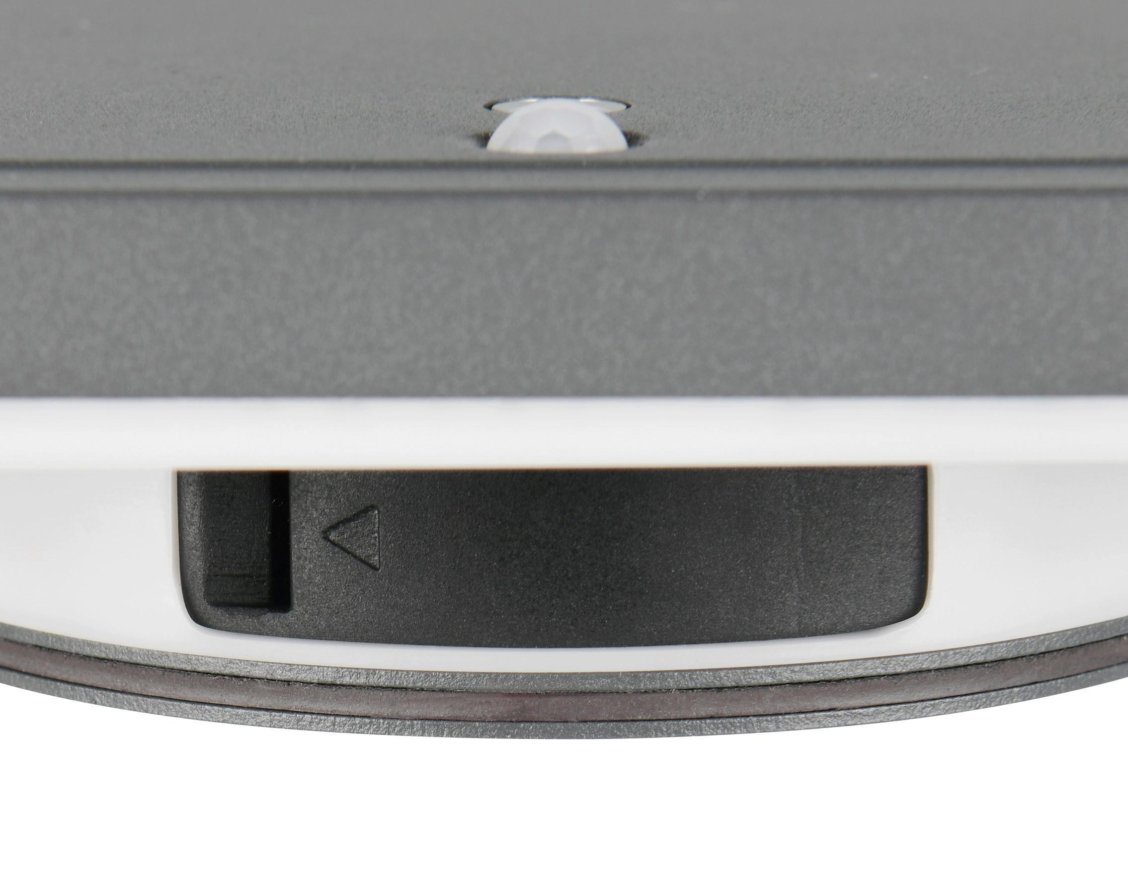 Außenwandleuchte Fortaleza Anthrazit B: 14 Cm - Anthrazit, Design, Metall (14/14/3,5cm)