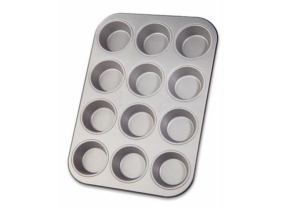 Muffinform für 12 Stück - Silberfarben, KONVENTIONELL, Metall (25/38cm) - Zenker Muffinform für 12 Stück - Silberfarben, KONVENTIONELL, Metall (25/38cm) - Zenker