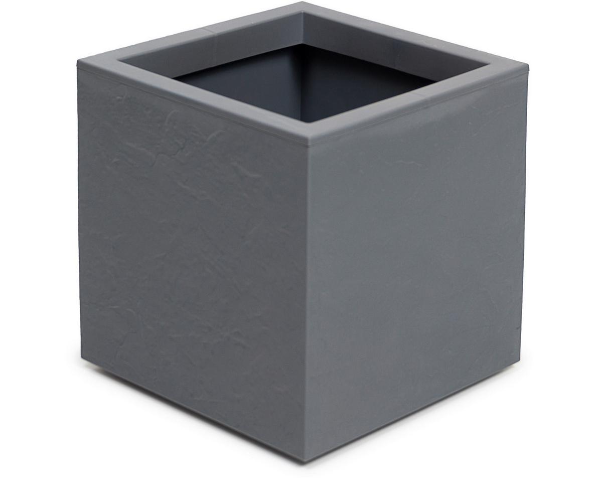 Übertopf Kunststoff Grau Wetter-/ Und Uv-Beständig - Grau, Basics, Kunststoff (30/30/30cm)