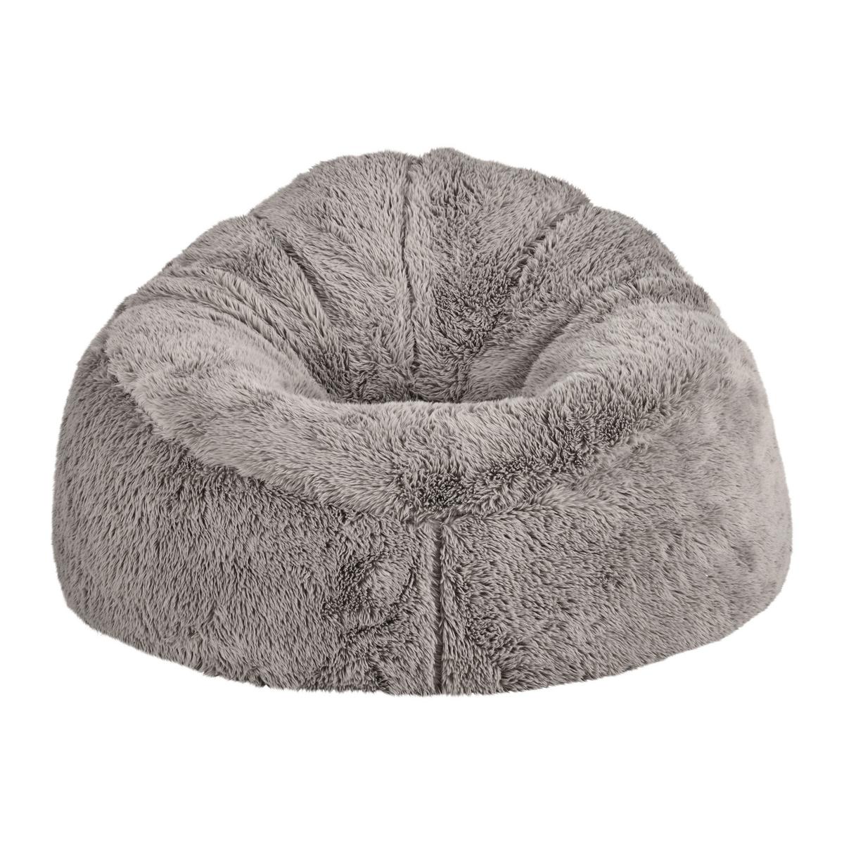 Sedací vak COLORADO, sivý plyš, 700L - sivá, Modern, textil (125/70/125cm) - Mömax