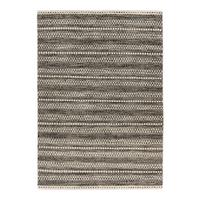 Flachwebteppich My Jaipur - Dunkelbraun/Beige, KONVENTIONELL, Textil (80/150cm) - Obsession