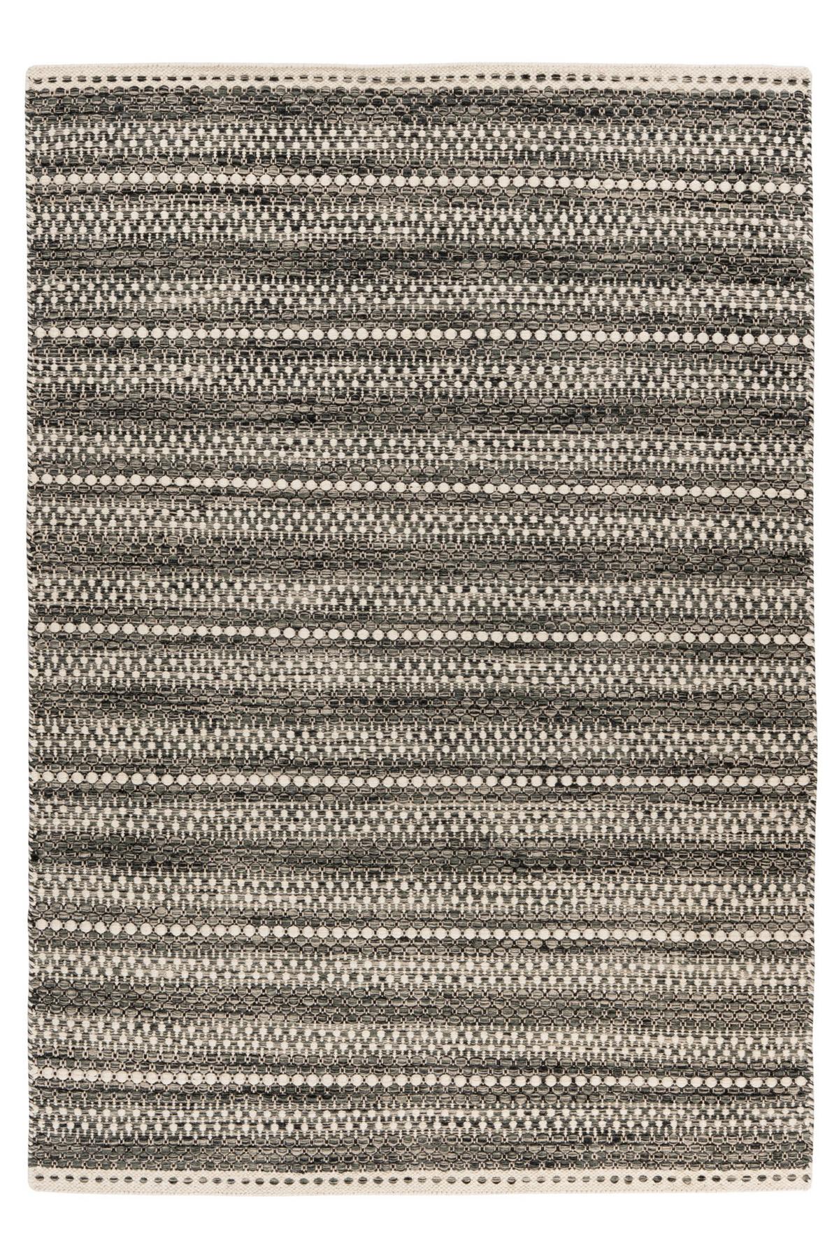 Flachwebteppich My Jaipur - Dunkelbraun/Beige, KONVENTIONELL, Textil (80/150cm) - Obsession