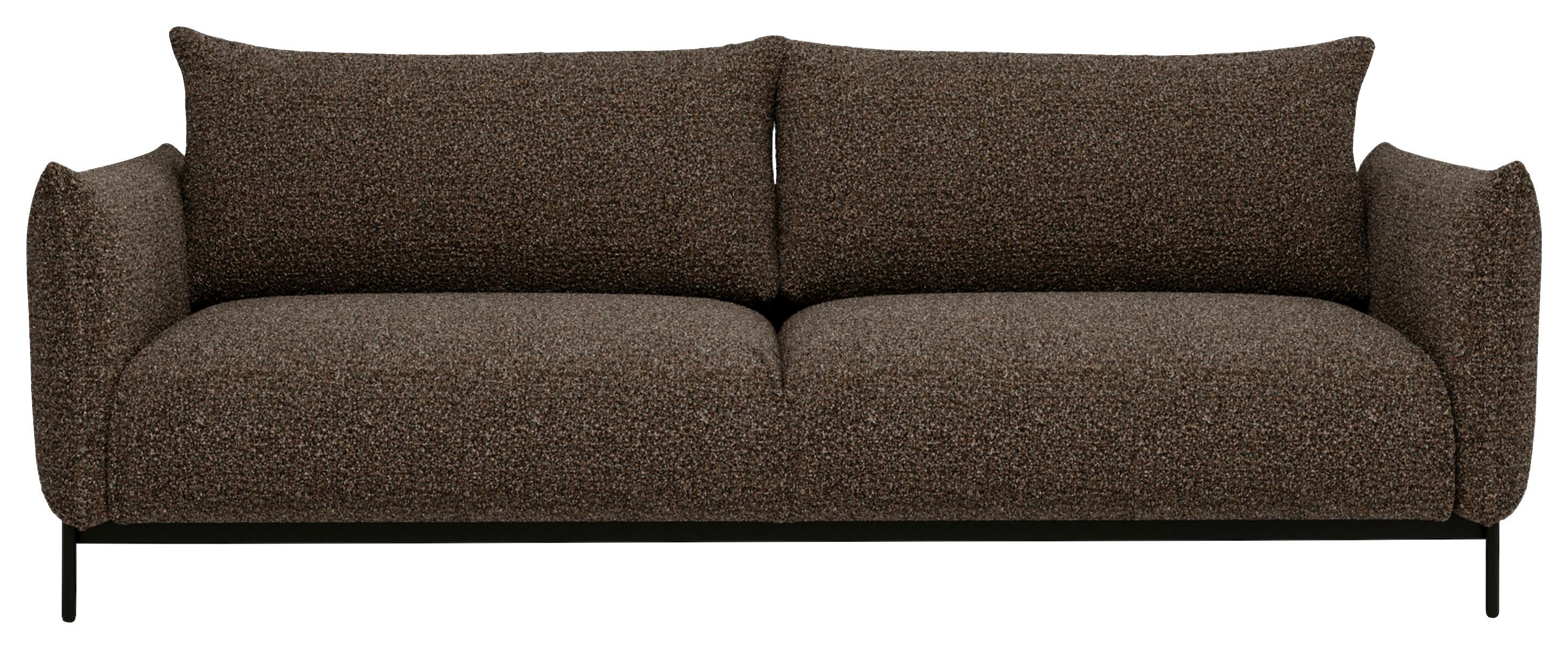 Bueno Schwarz Dunkelbraun B: 223 Cm - Dunkelbraun/Schwarz, Design, Textil (223/96/95cm) - Livetastic