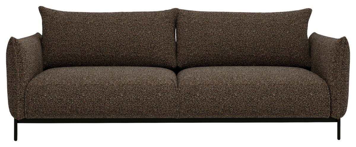 Bueno Schwarz Dunkelbraun B: 223 Cm - Dunkelbraun/Schwarz, Design, Textil (223/96/95cm) - Livetastic