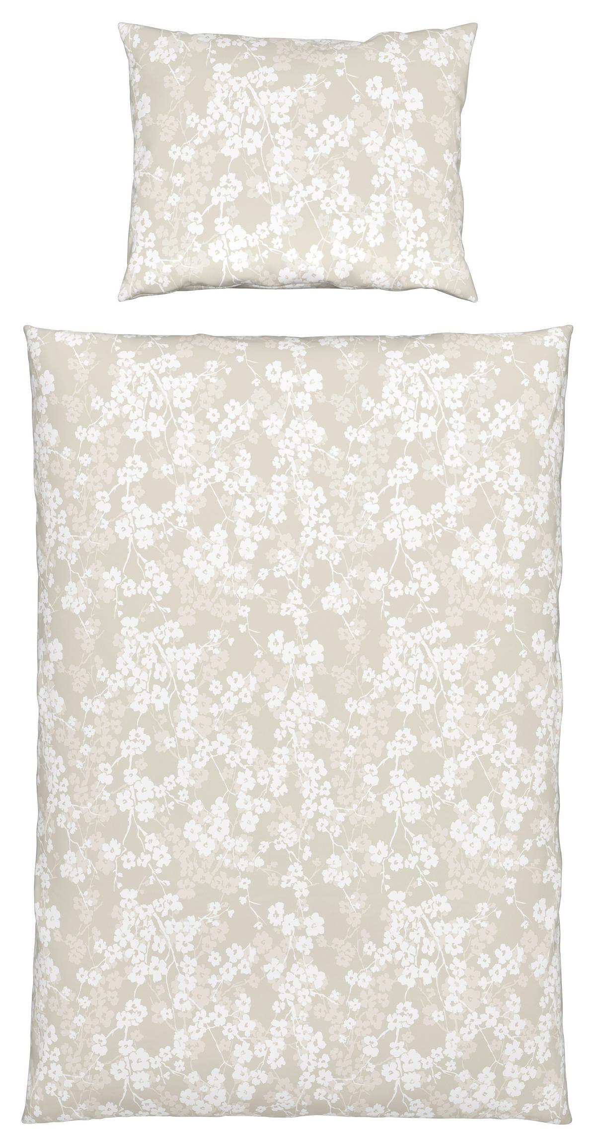 Posteľná bielizeň Catrin, 70/90 140/200cm - béžová, Lifestyle, textil (140/200cm) - Modern Living