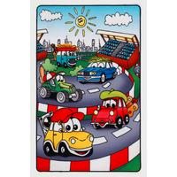 Kinderteppich Autos Multicolor Lovely Kids 100x160 Cm - Multicolor, Trend, Textil (100/160cm)