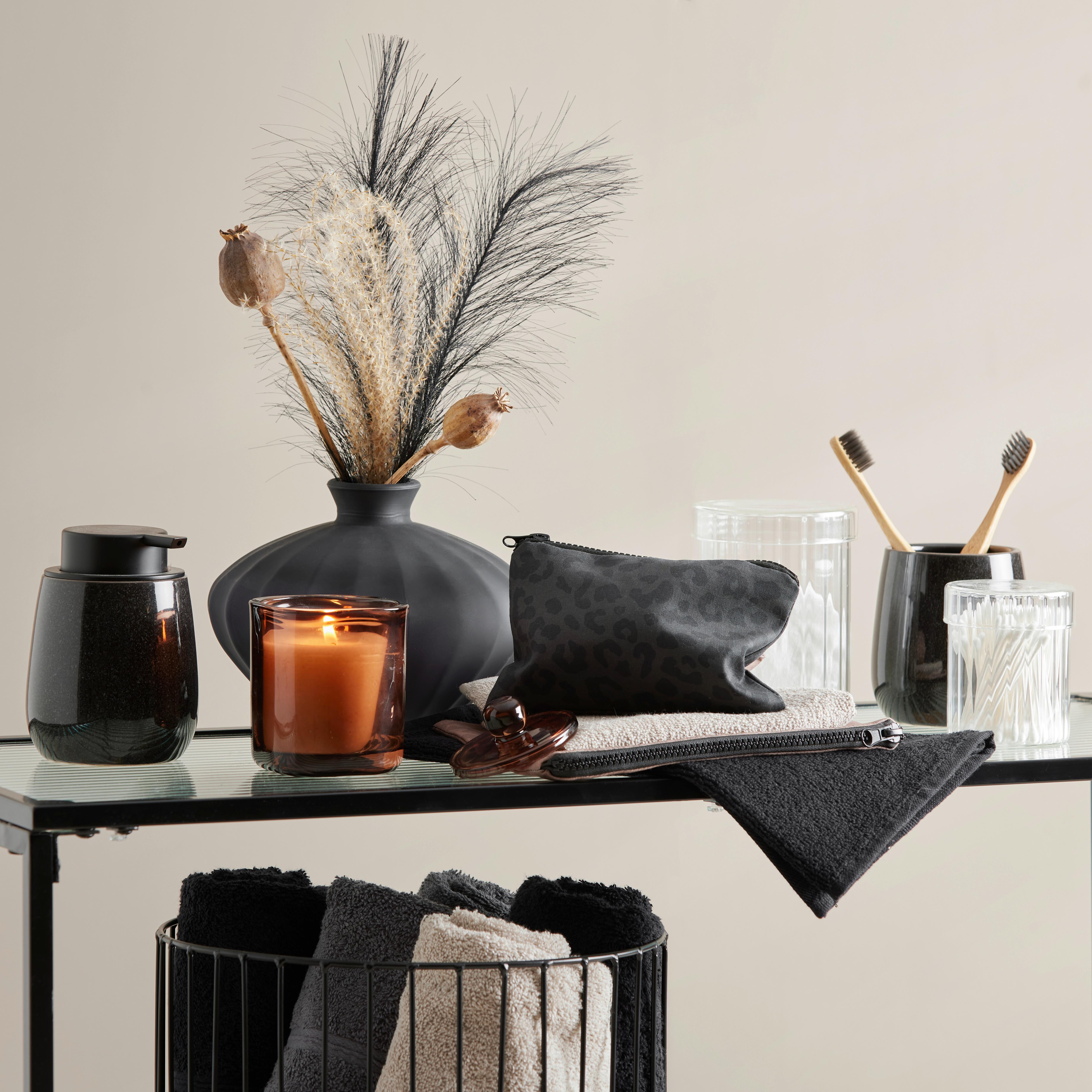 UTERÁK PRE HOSTÍ Melanie, 30/50cm, čierna - čierna, textil (30/50cm) - Modern Living