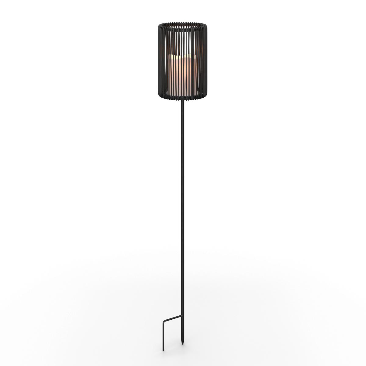 SOLÁRNE SVIETIDLO NANAY - čierna, Modern, kov/plast (12/78/12cm) - Bessagi Garden
