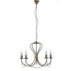 Kronleuchter 4236/5b - Bronzefarben, Basics, Metall (55/105cm)