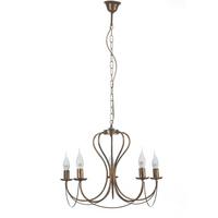 Kronleuchter 4236/5b - Bronzefarben, Basics, Metall (55/105cm)