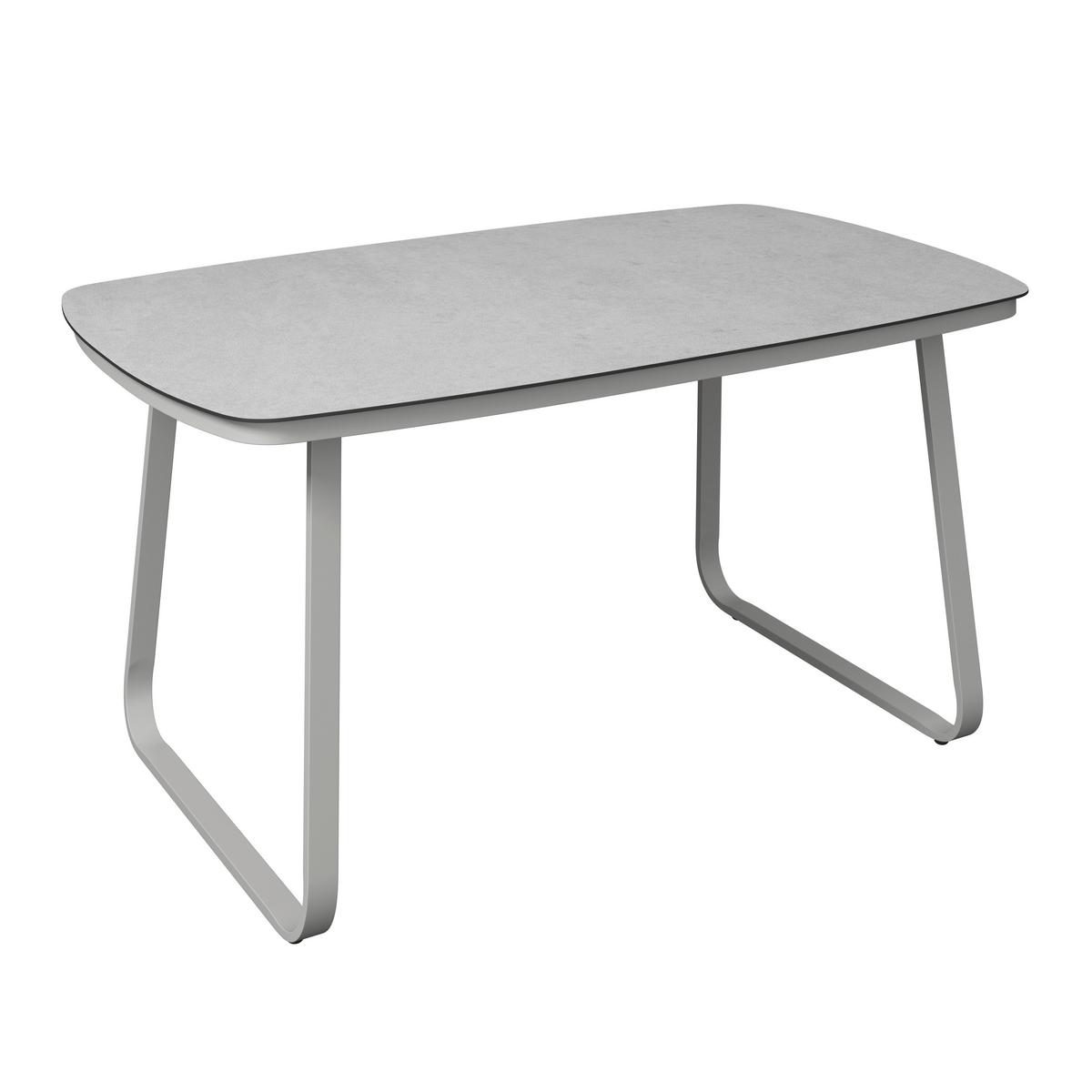 Loungegarnitur Auckland - Beige/Creme, MODERN, Glas/Textil (242/195cm) - Beldano