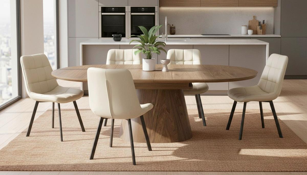 Esstisch Sundsvall Walnussfarben L: 120-160 cm - Walnussfarben, MODERN, Holz/Holzwerkstoff (120-160/120/76cm) - P & B