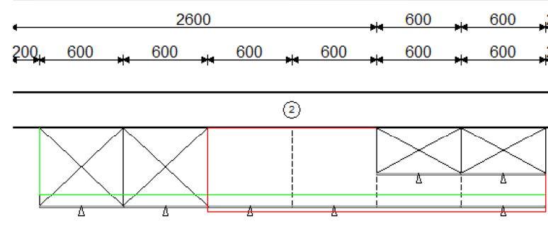 Plánovatelná kuchýň PN100/PN80 rozmer cca 360 cm