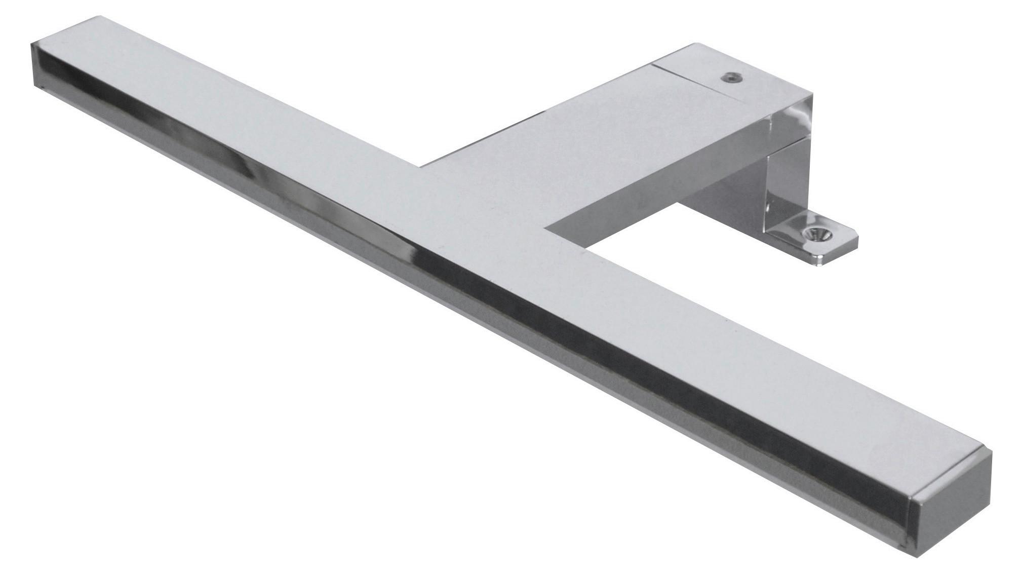 Aufbauleuchte B: 30 cm Chromfarben LED - Chromfarben, Basics, Metall (30/4/12,5cm) - MID.YOU
