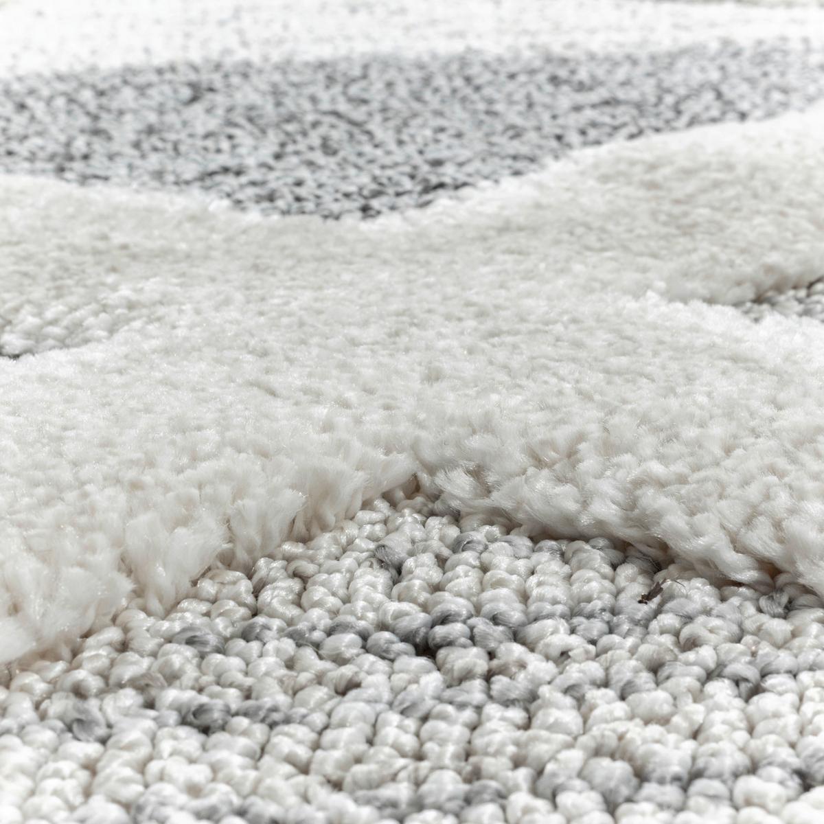 Tkaný koberec 120x170cm, sivá - sivá, Konventionell, textil (120/170cm)