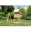 Spielturm Heidi Set M - Naturfarben, Holz (107/291/107cm) - Karibu