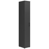 Skriňa Cabinet š: 30 cm - čierna/grafitová, Modern, kompozitné drevo/plast (30/195/40cm)