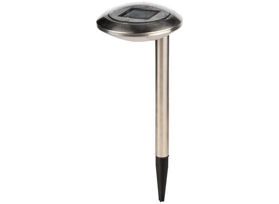 LED-Solarleuchte Outdoor Ø 15,5 cm - Edelstahlfarben, MODERN, Kunststoff/Metall (15,5/49cm) LED-Solarleuchte Outdoor Ø 15,5 cm - Edelstahlfarben, MODERN, Kunststoff/Metall (15,5/49cm)