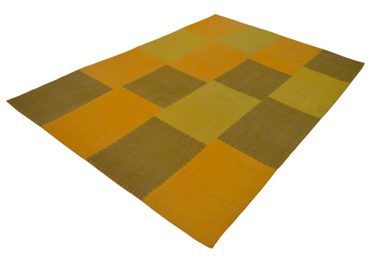 Flachwebeteppich, 120x170 Cm Lyrical 110 Multi/gelb 120x170 - Gelb/Multicolor, Basics, Textil (120/170cm) - Novel