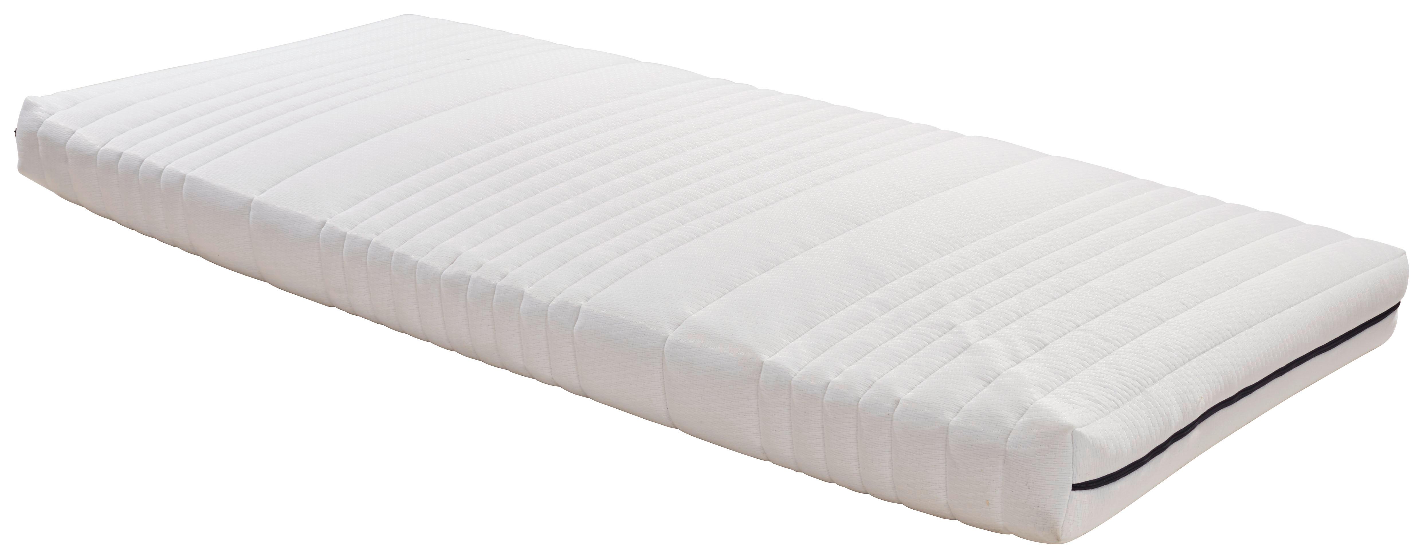 Komfortschaummatratze Flex 90x200 cm H3 H: 15 cm - Weiß, MODERN, Textil (90/200cm) - Livetastic