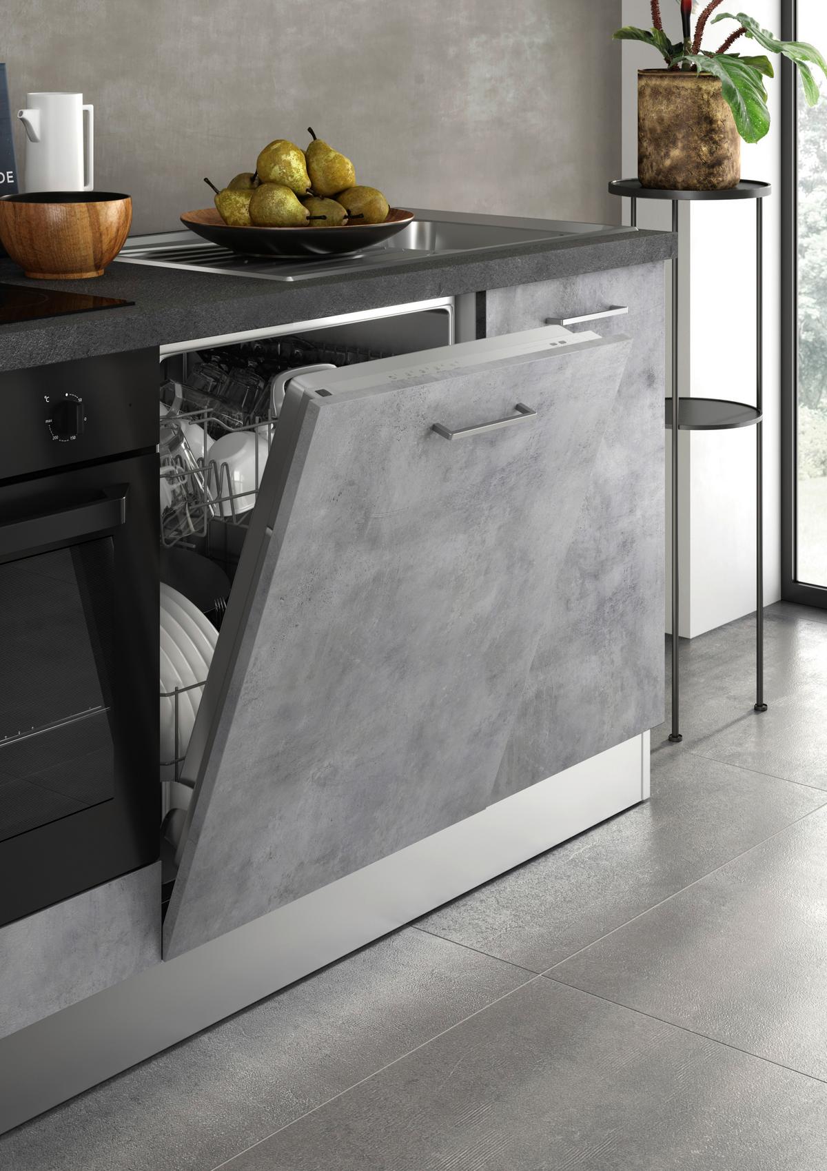 Kühlschrank Gardena B: 255 cm Grau - MODERN (255cm) - MID.YOU