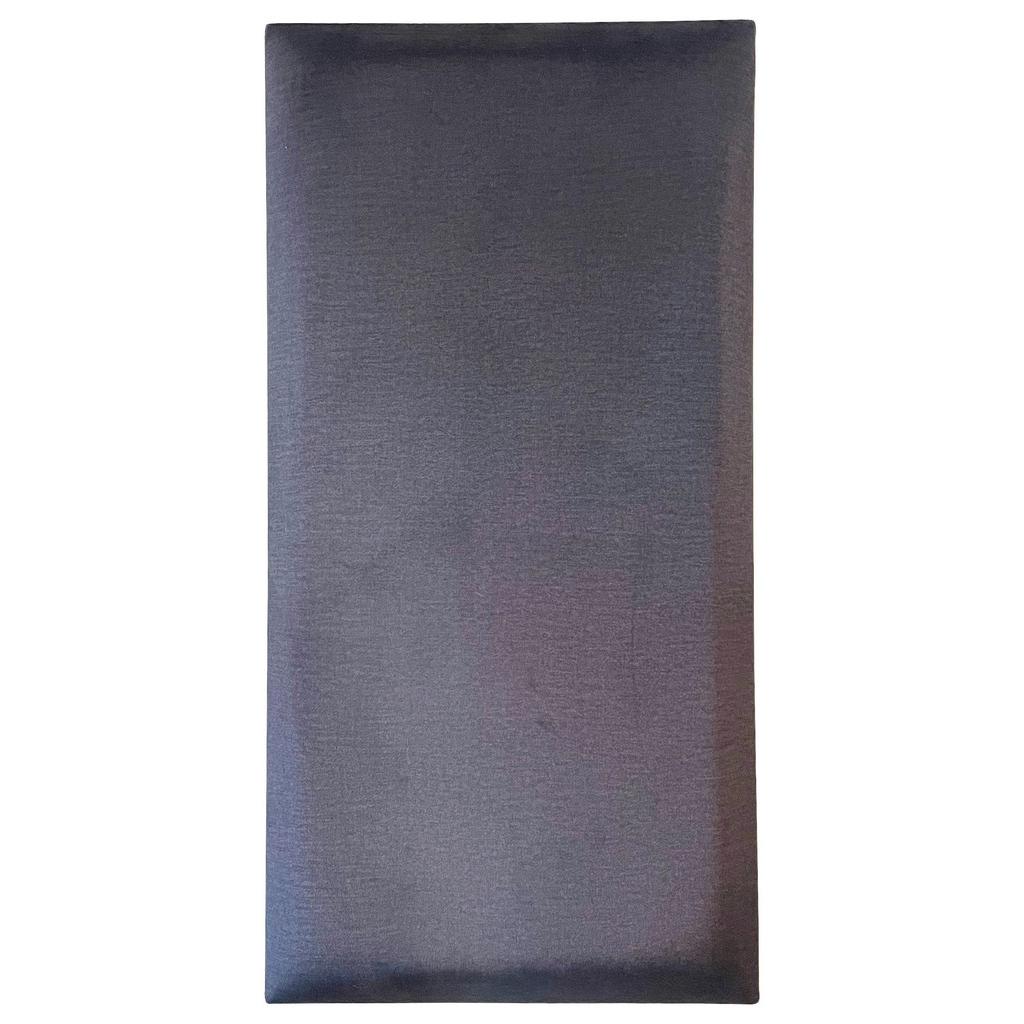 Wandpolster 2er-Set 60x30 cm Rechteckig, Anthrazit