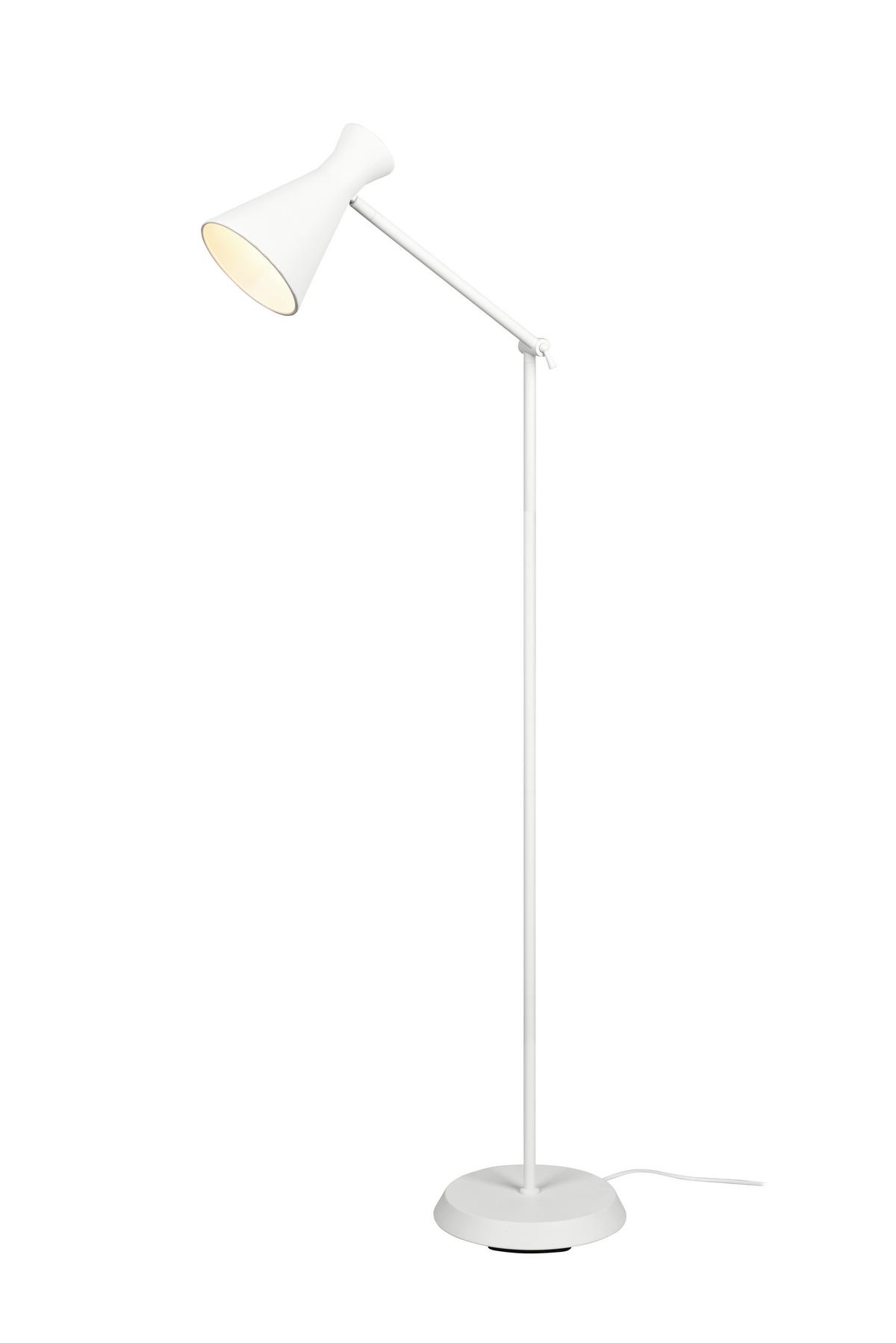 Stehleuchte R40781031 Enzo - Weiß, KONVENTIONELL, Metall (48,8/25/150cm)