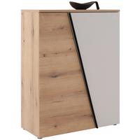 Kommode Venedig, B: 90cm Eichefarben/Kaschmir - Kaschmir/Eichefarben, MODERN, Holzwerkstoff (90/121,5/40cm)