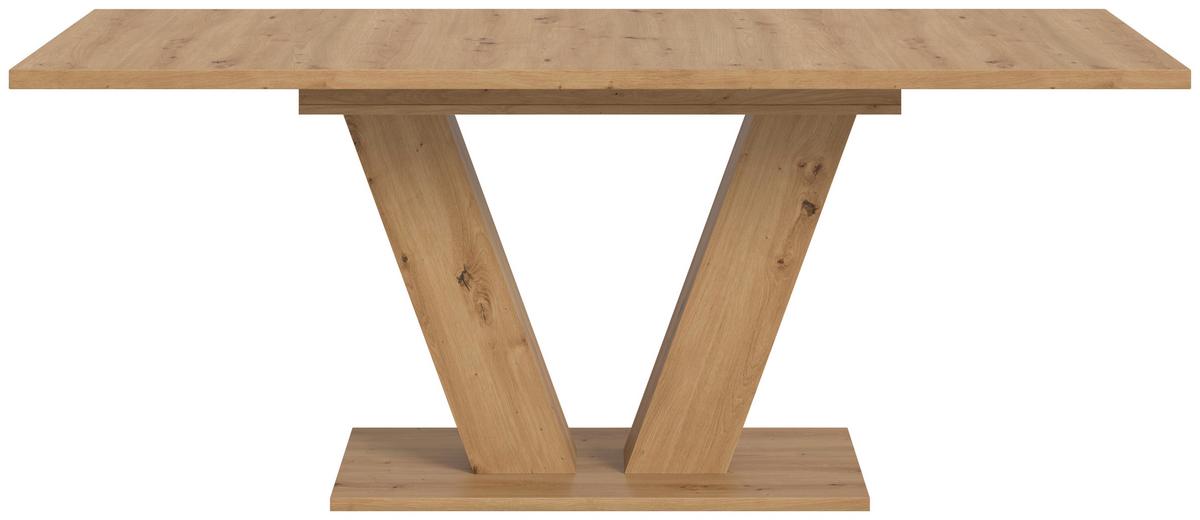 Ausziehtisch Marlon 150 Az Melamin Artisan, B: 150-190 cm - Eiche Artisan, Trend, Holzwerkstoff (150-190/76/90cm)