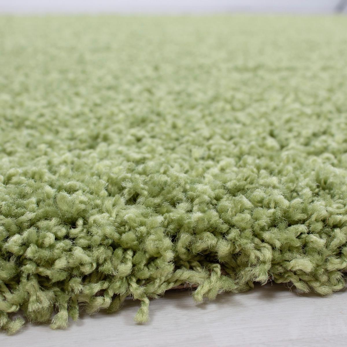 Hochflor Teppich Grün Dream 120x170 cm - Grün, Basics, Textil (120/170cm) - Novel