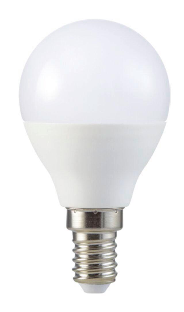 Led Fényforrás E14 5w - fehér, Basics, műanyag