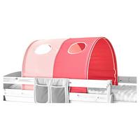 Tunnelset Rosa/Hellrosa B: 100 cm mit Gestänge - Hellrosa/Rosa, KONVENTIONELL, Textil/Metall (100/73/87cm) - MID.YOU