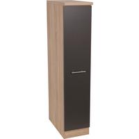 Apothekerschrank Merle Grau, Eiche Dekor B:30cm - Eichefarben/Grau, Basics, Holzwerkstoff (30/144,8/60cm) - Respekta