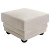 Polsterhocker Nebolo Sandfarben - Sandfarben/Schwarz, Design, Textil (65/46/65cm) - Livetastic