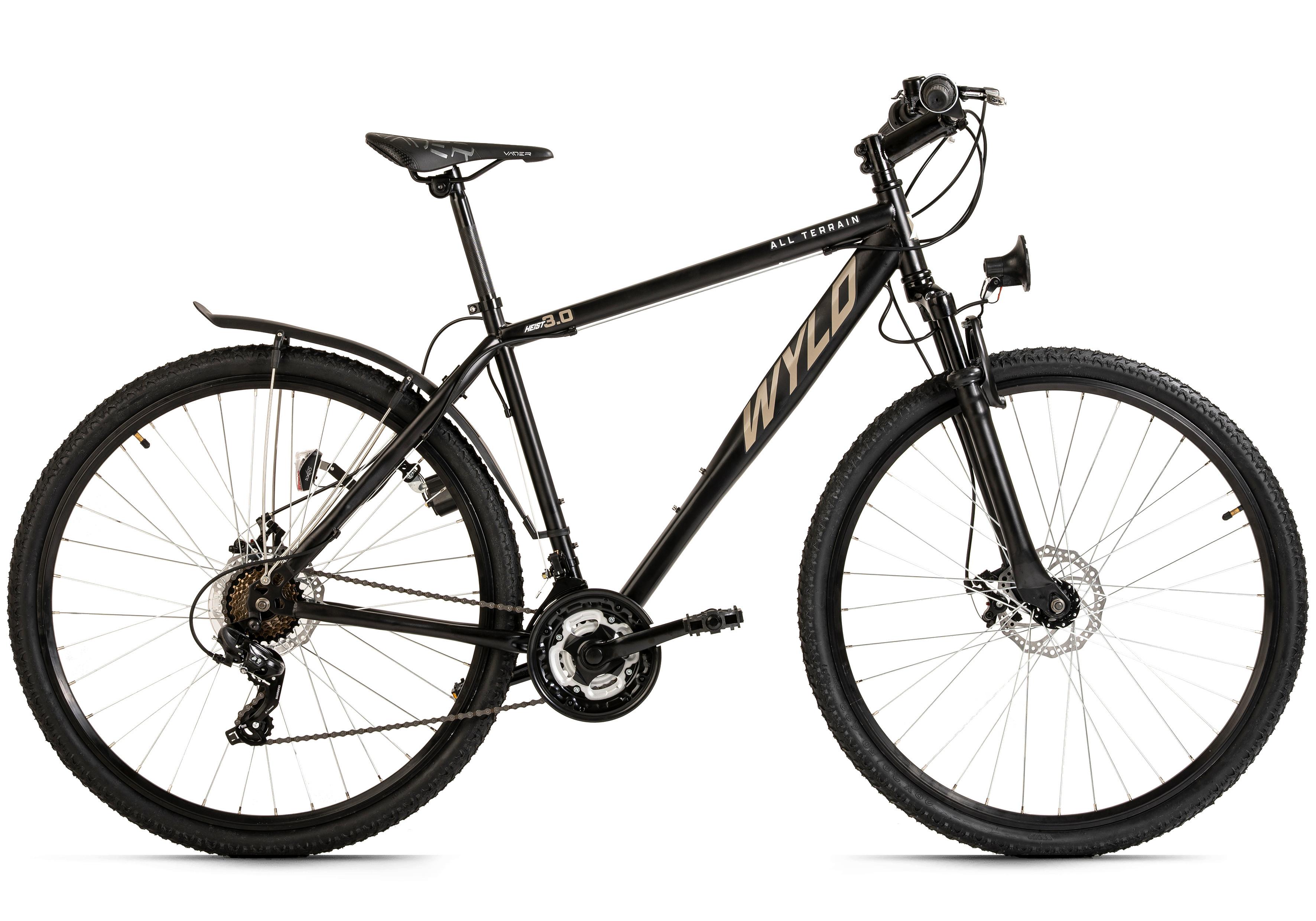 Mountainbike 405m - Schwarz, KONVENTIONELL, Metall (25/140/60cm)