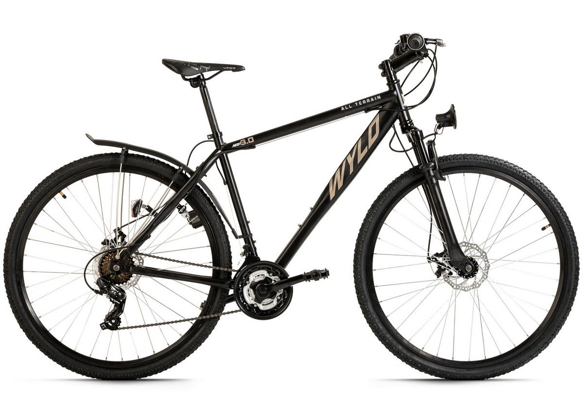 Mountainbike 405m - Schwarz, KONVENTIONELL, Metall (25/140/60cm)