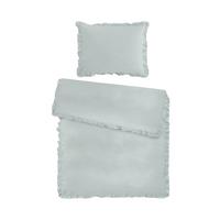 Posteľná bielizeň Ruschen, 70/90 140/200cm - šalviovozelená, Romantik / Landhaus, textil (140/200cm) - Modern Living