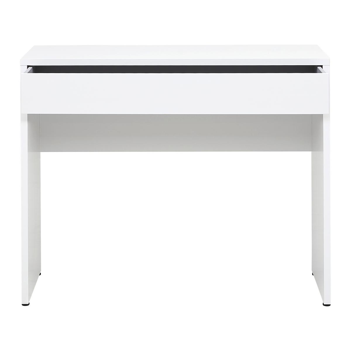 Psací stůl ESPRESSO - bílá, Moderní, kompozitní dřevo (100/81,4/40,5cm) - Mömax