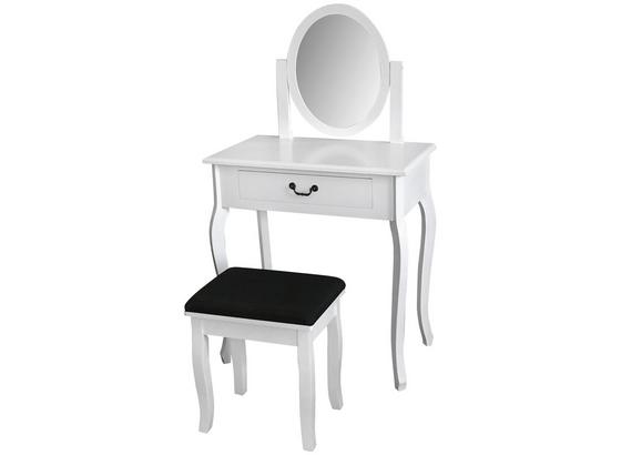 Kozmetický Stolík Mona 2 - biela, Moderný, drevo/kompozitné drevo (70/40/123/43/40/30cm) Kozmetický Stolík Mona 2 - biela, Moderný, drevo/kompozitné drevo (70/40/123/43/40/30cm)