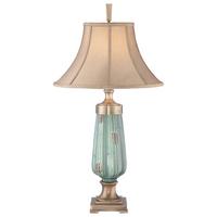 Tischlampe Monteverde Grün/Messingfarben - Messingfarben/Grün, Natur, Keramik (45.7/45,7/86,4cm) - Elstead Lighting