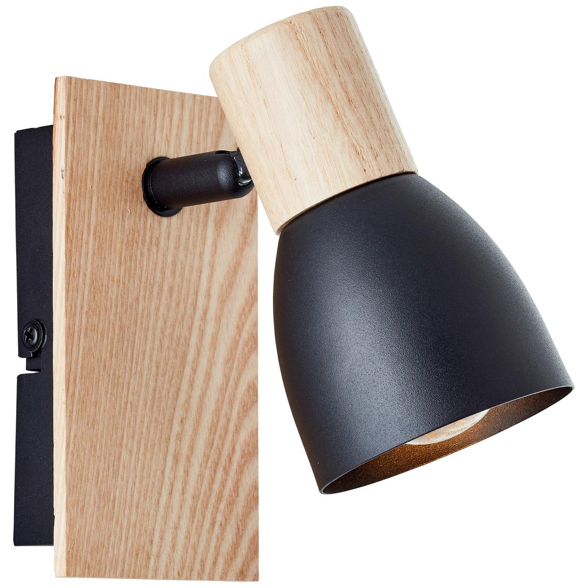 Strahler 99710/76 Daintree - Schwarz/Naturfarben, Basics, Holz/Metall (14/7cm) - Brilliant