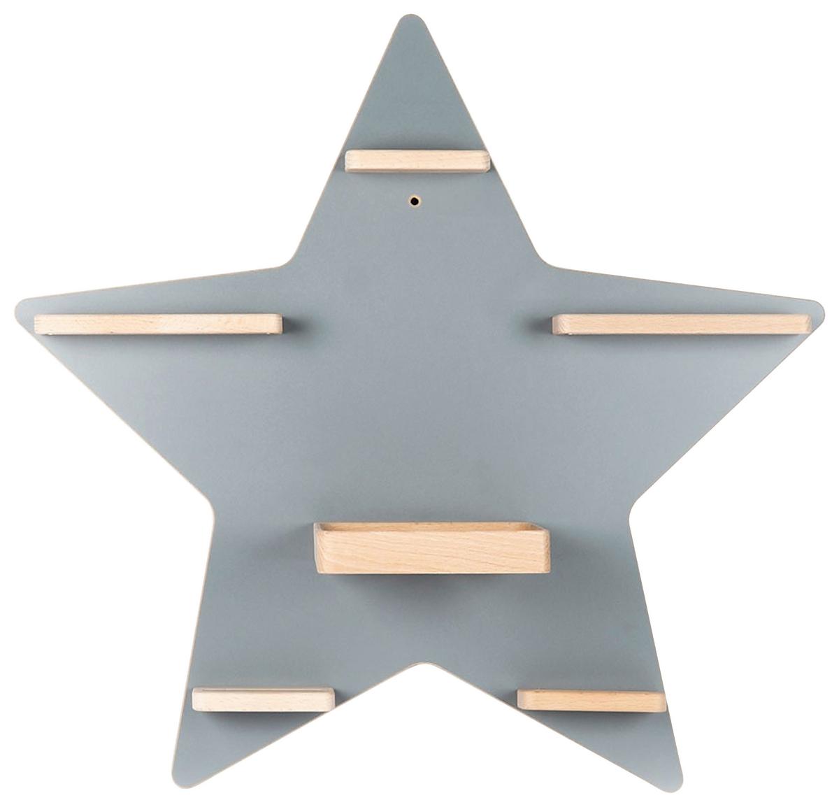 Kinderregal Boarti Grau B: 52 cm - Grau, MODERN, Holzwerkstoff (52/55/19cm) - MID.YOU