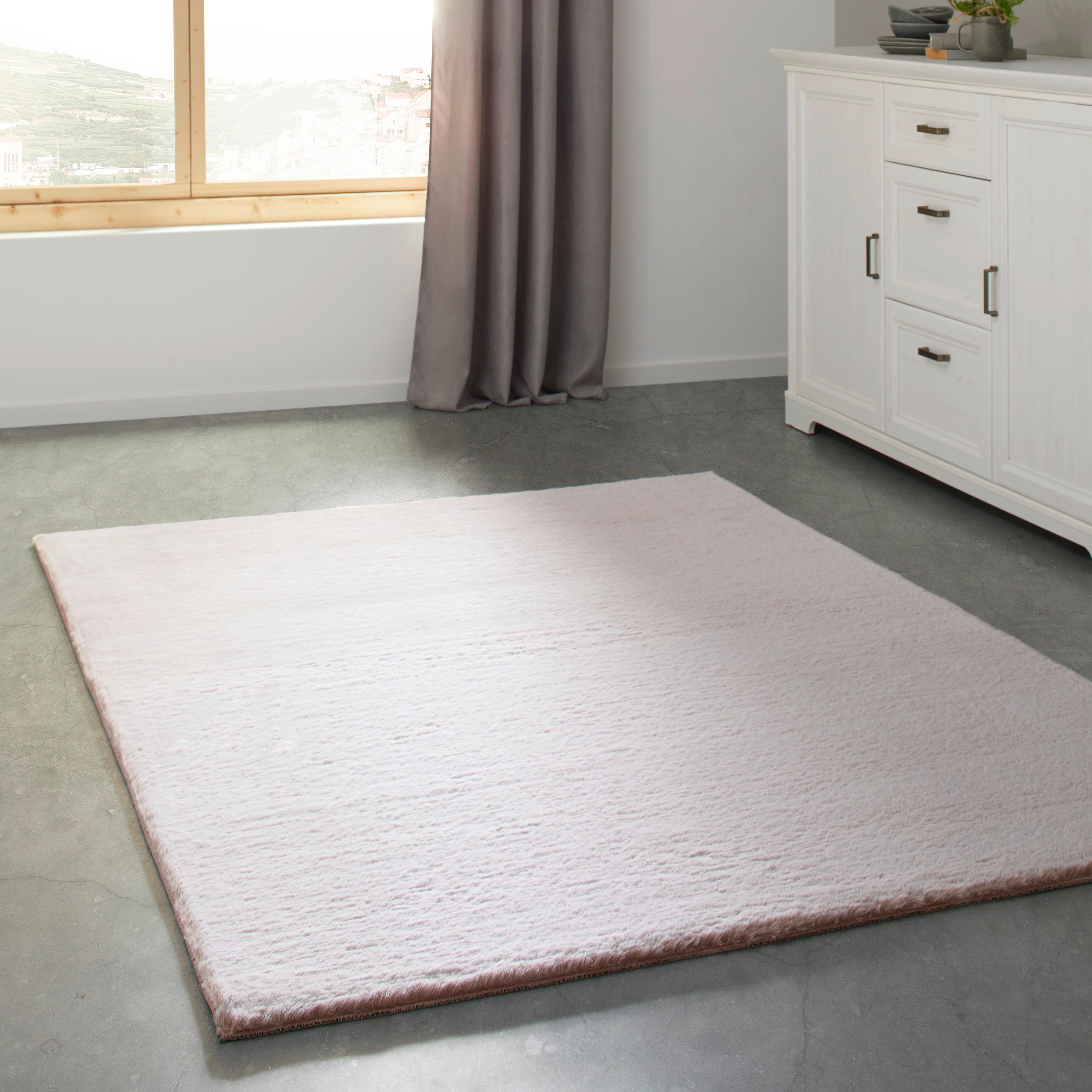 Umelá Kožušina Denise, 160/220cm, Ružová - ružová, Romantický / Vidiecky, textil/kožušina (160/220cm) - Modern Living