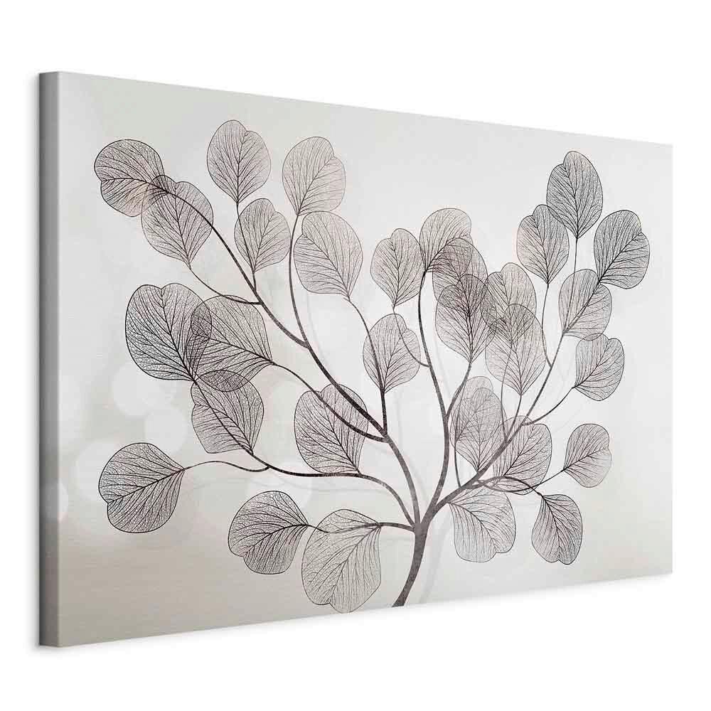 Leinwandbild Schwarz Grauweiß B: 120 cm